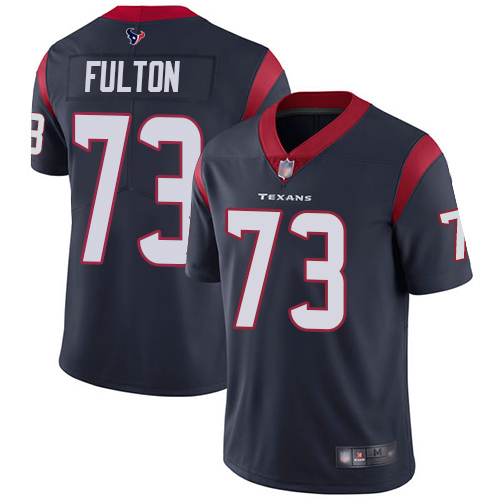 Houston Texans Limited Navy Blue Men Zach Fulton Home Jersey NFL Football #73 Vapor Untouchable